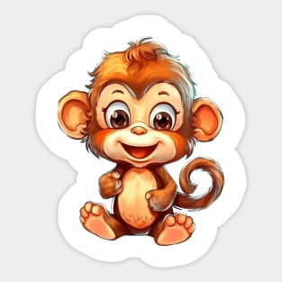 Baby Monkey Sticker